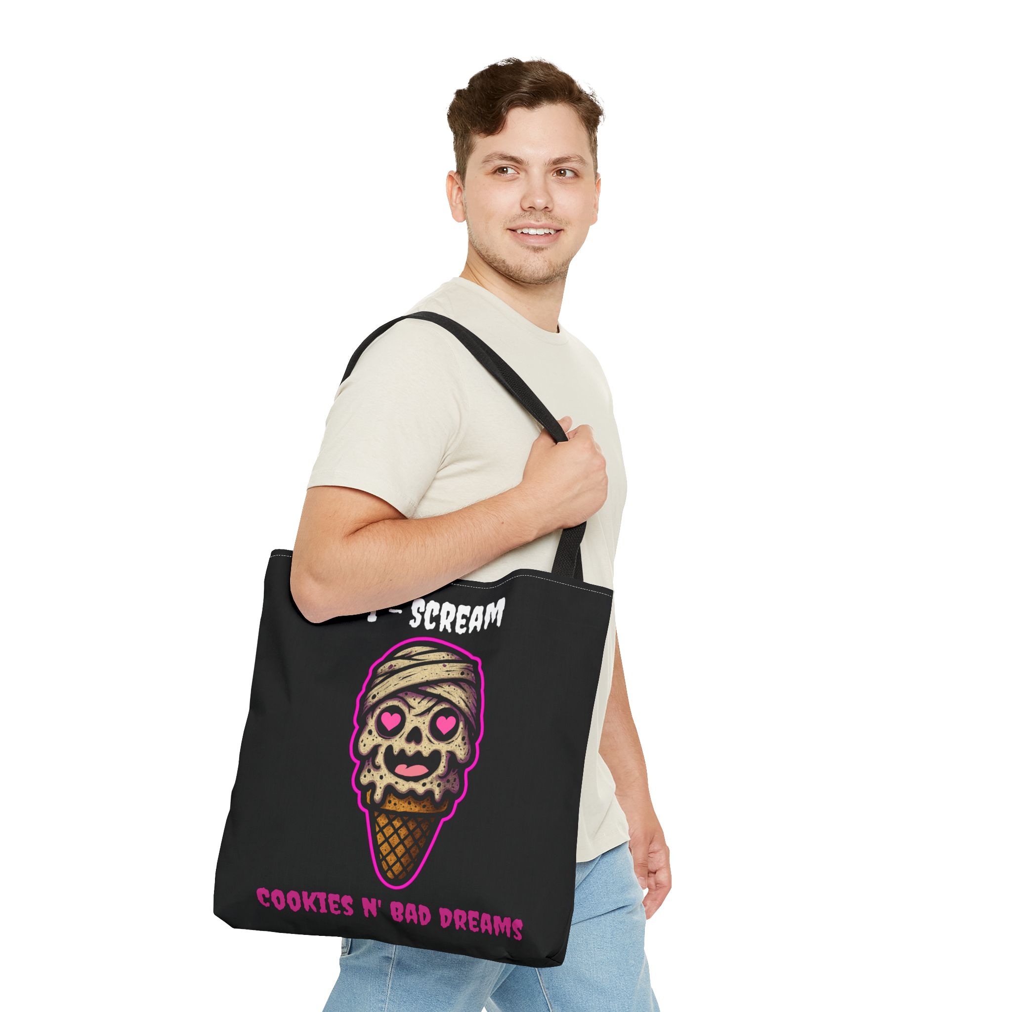 tote bag i scream cookies n' bad dreams