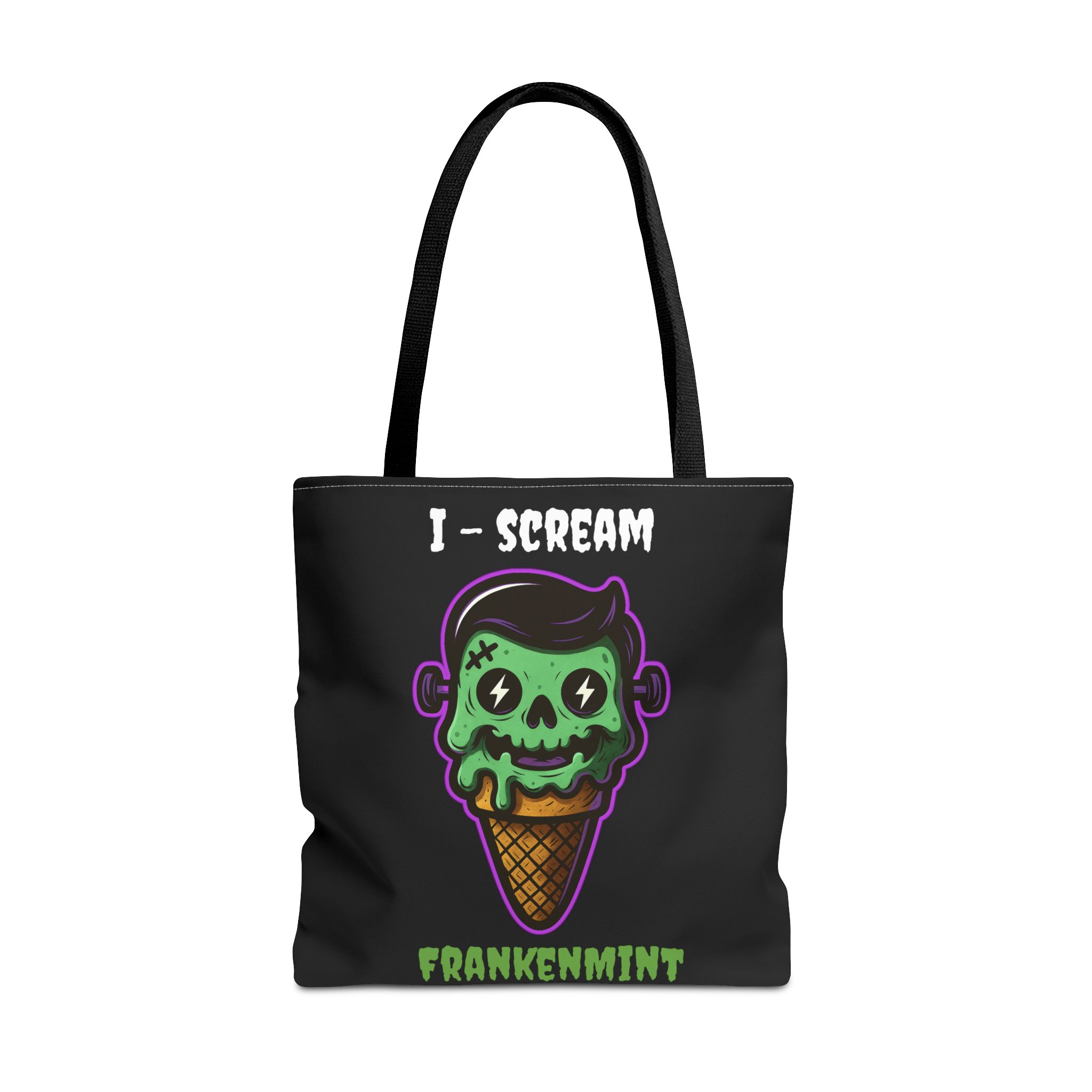 tote bag i scream frankenmint