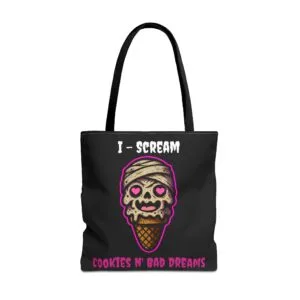 tote bag i scream cookies n' bad dreams
