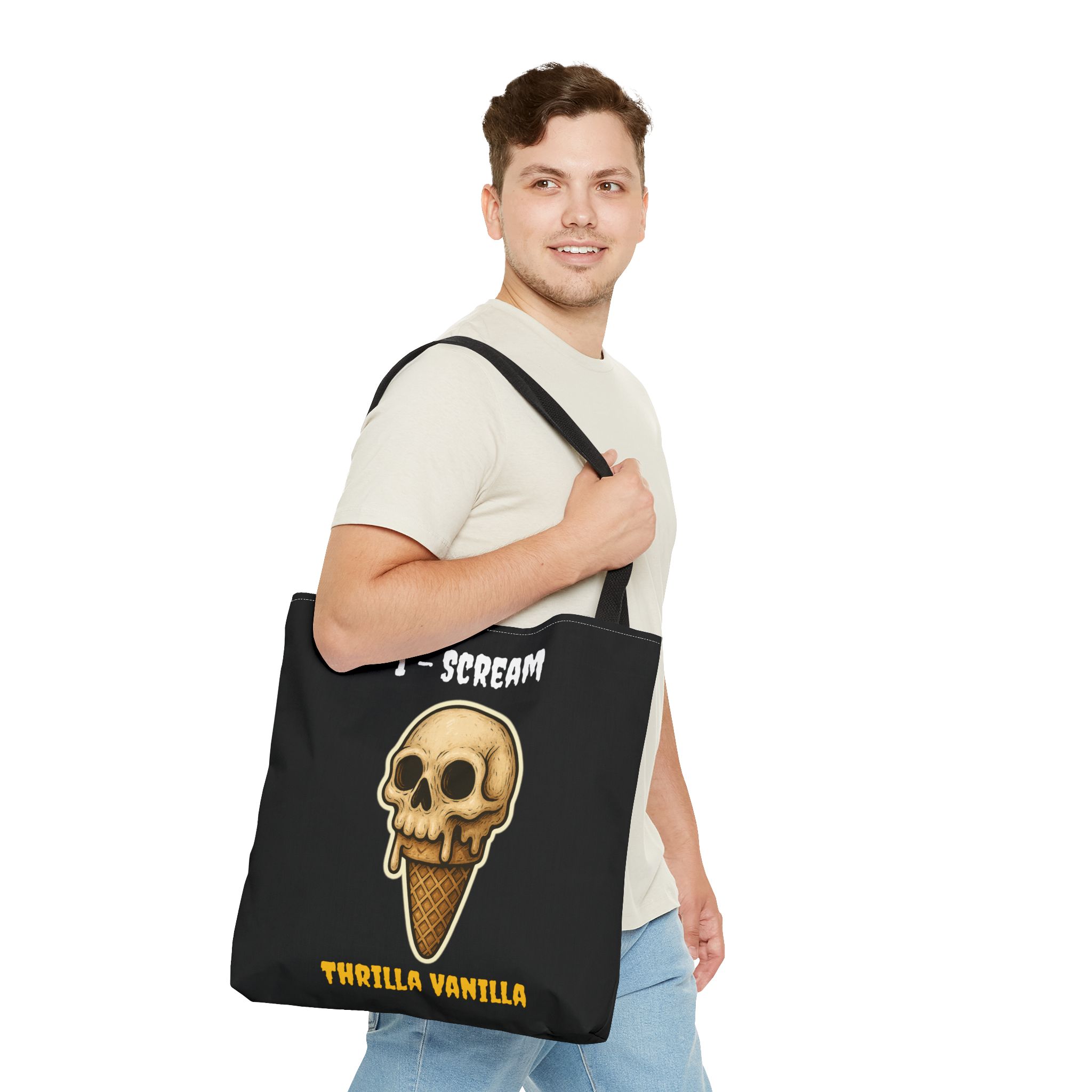 tote bag i scream thrilla vanilla