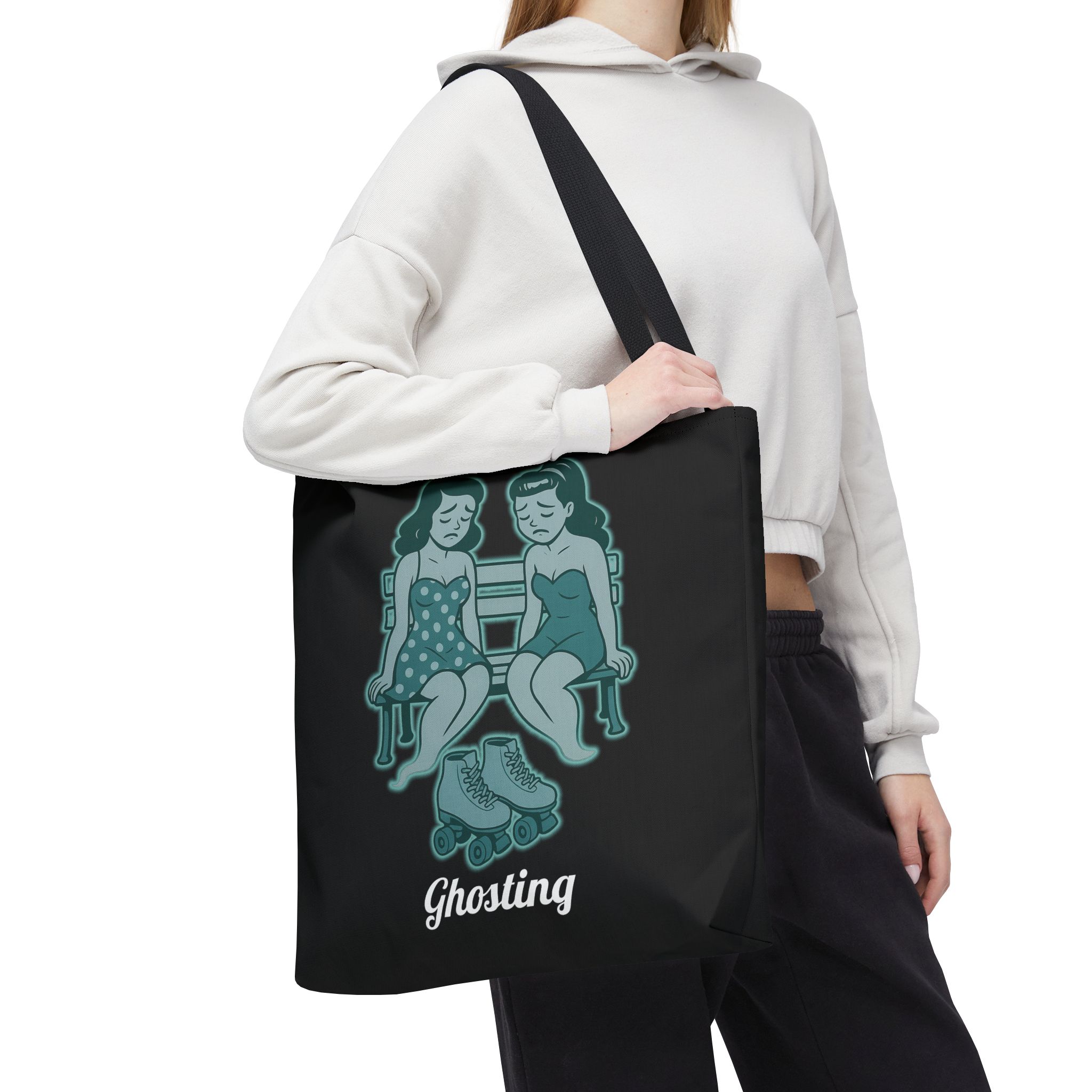 tote bag ghosting