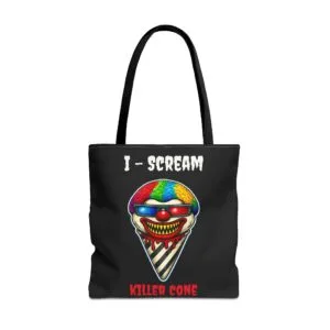 tote bag i scream killer cone