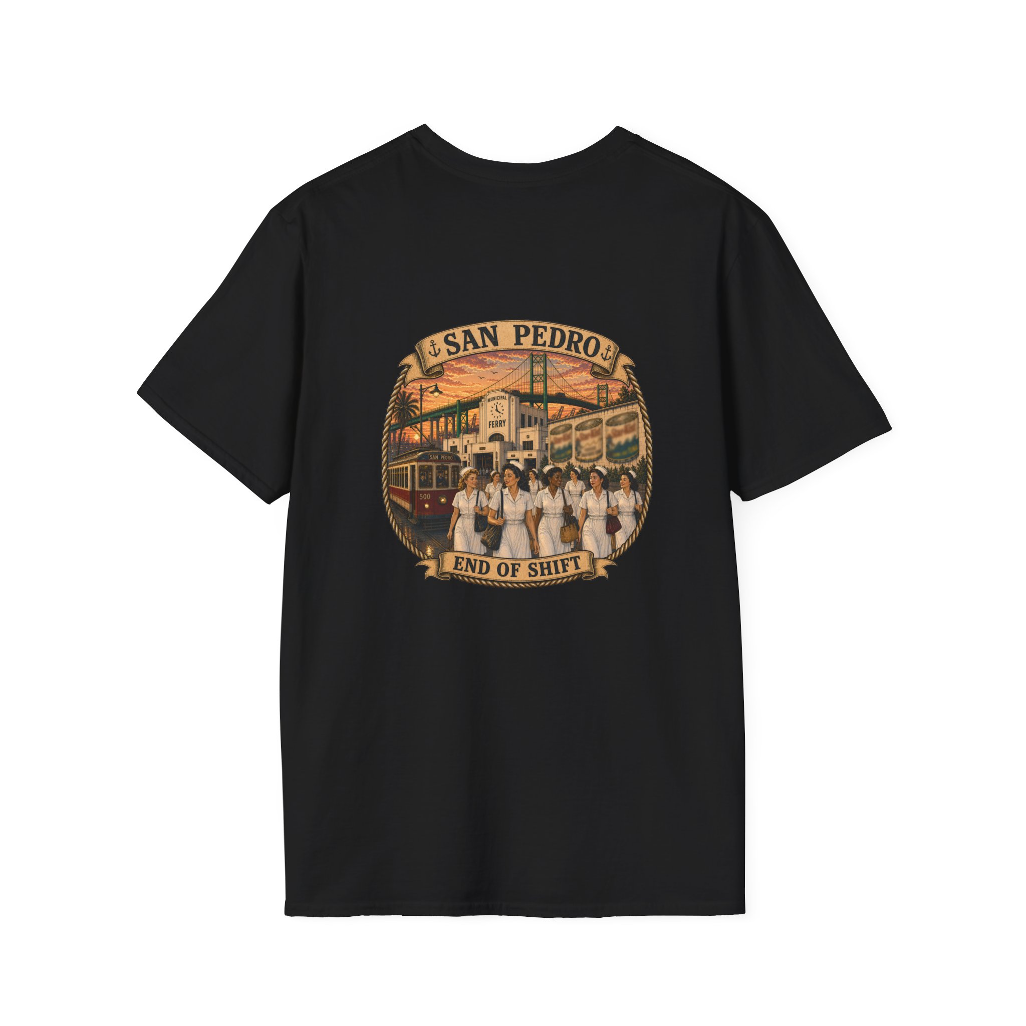 San Pedro End of Shift Unisex Softstyle T-Shirt