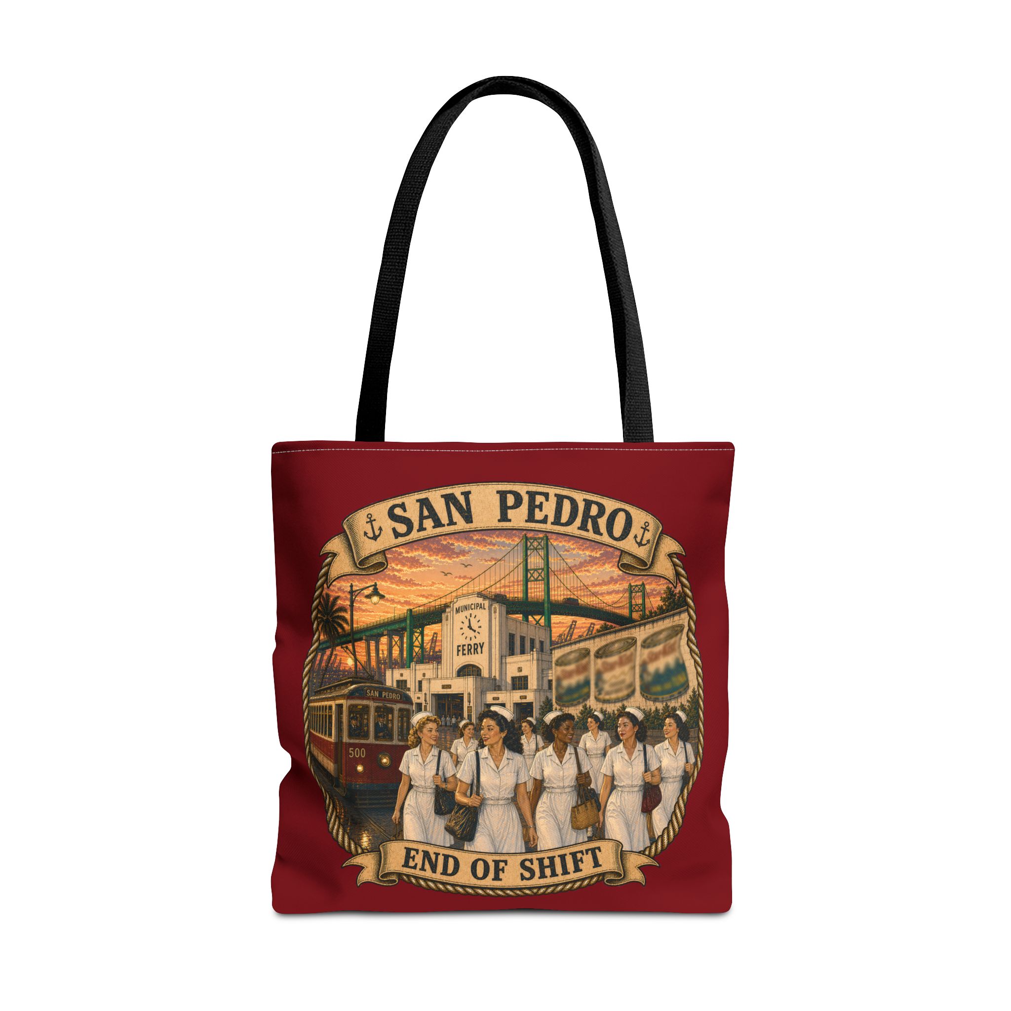 San Pedro End of Shift Tote Bag (AOP)