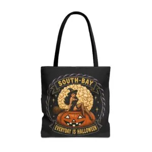 San Pedro South-Bay Everyday is Halloween Tote Bag (AOP)
