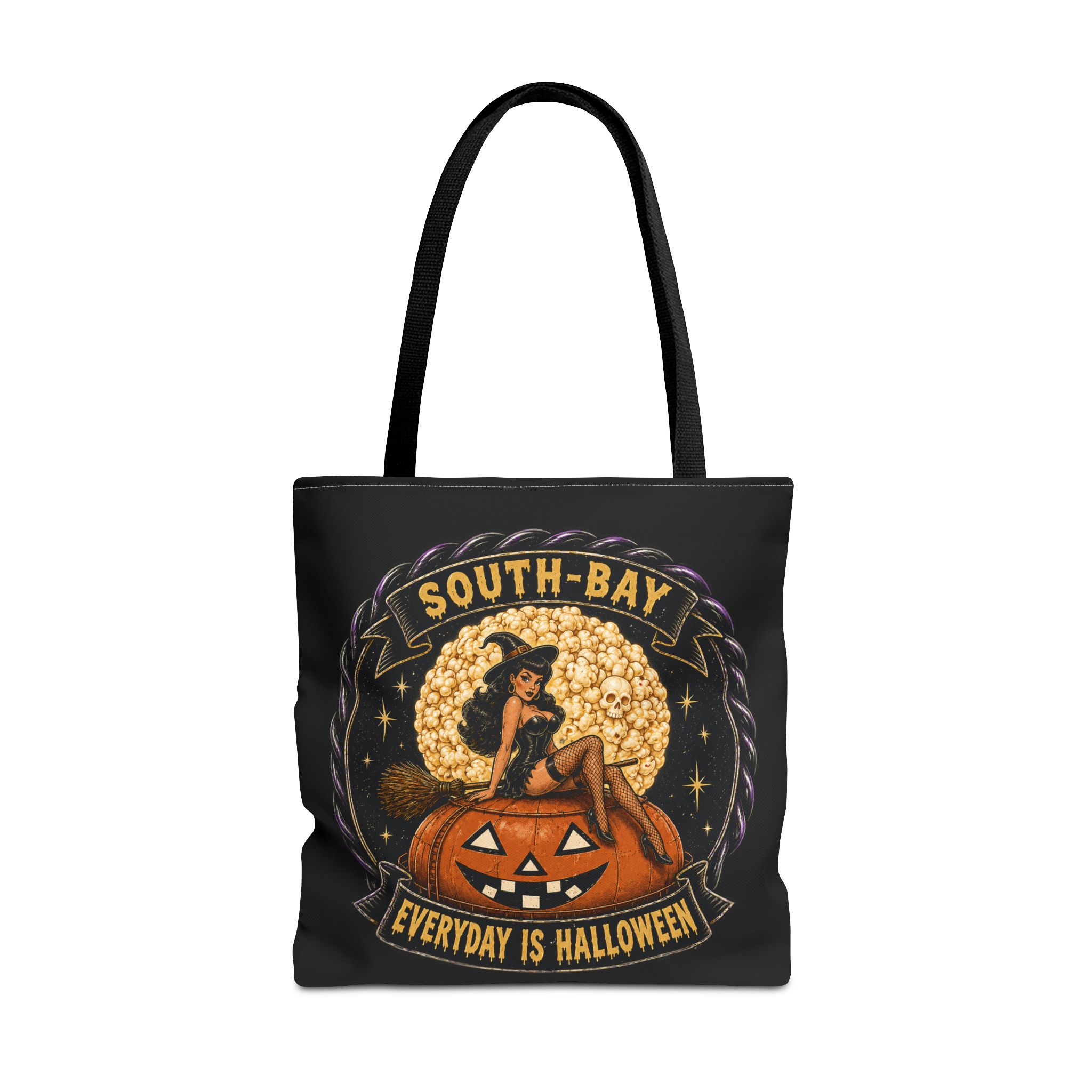 San Pedro South-Bay Everyday is Halloween Tote Bag (AOP)