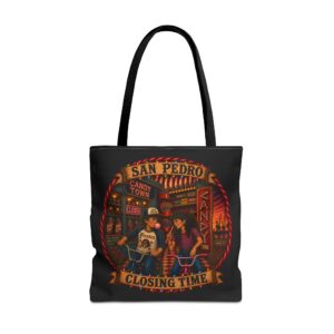 San Pedro Ports O'Call Candy Town Tote Bag (AOP)