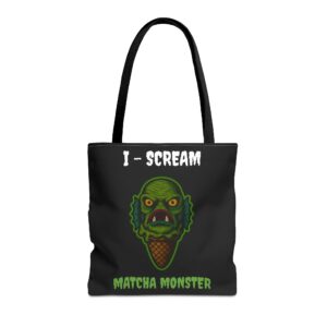 I- Scream Matcha Monster Tote Bag