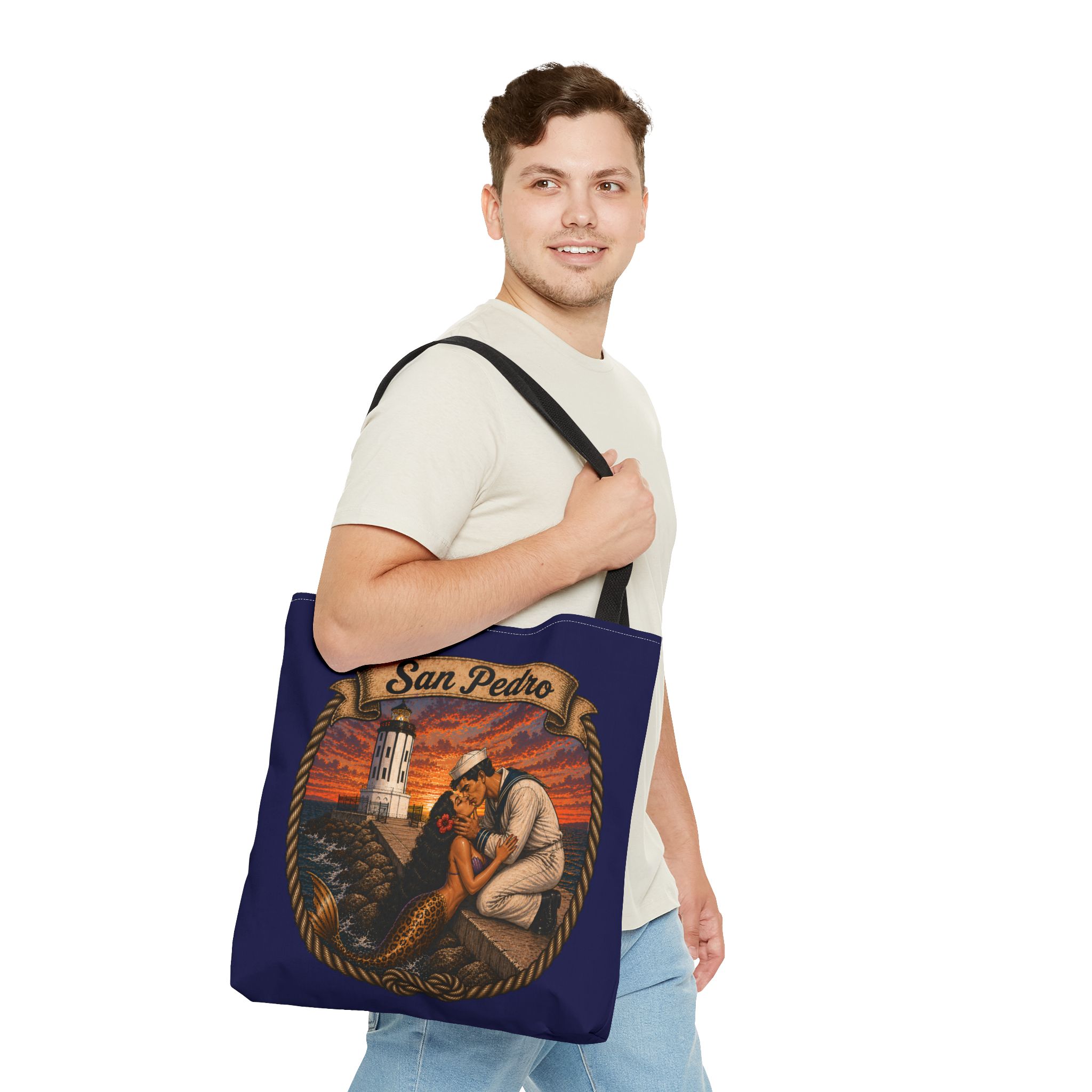San Pedro Fleet Week Tote Bag (AOP) - Image 3