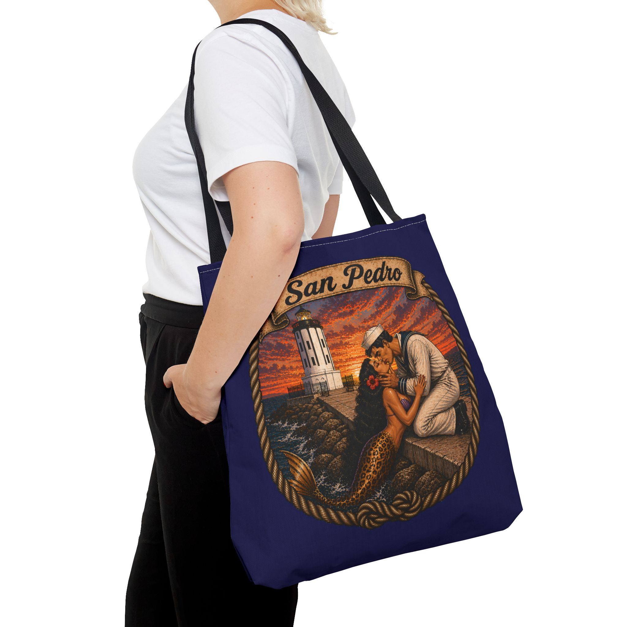 San Pedro Fleet Week Tote Bag (AOP) - Image 4