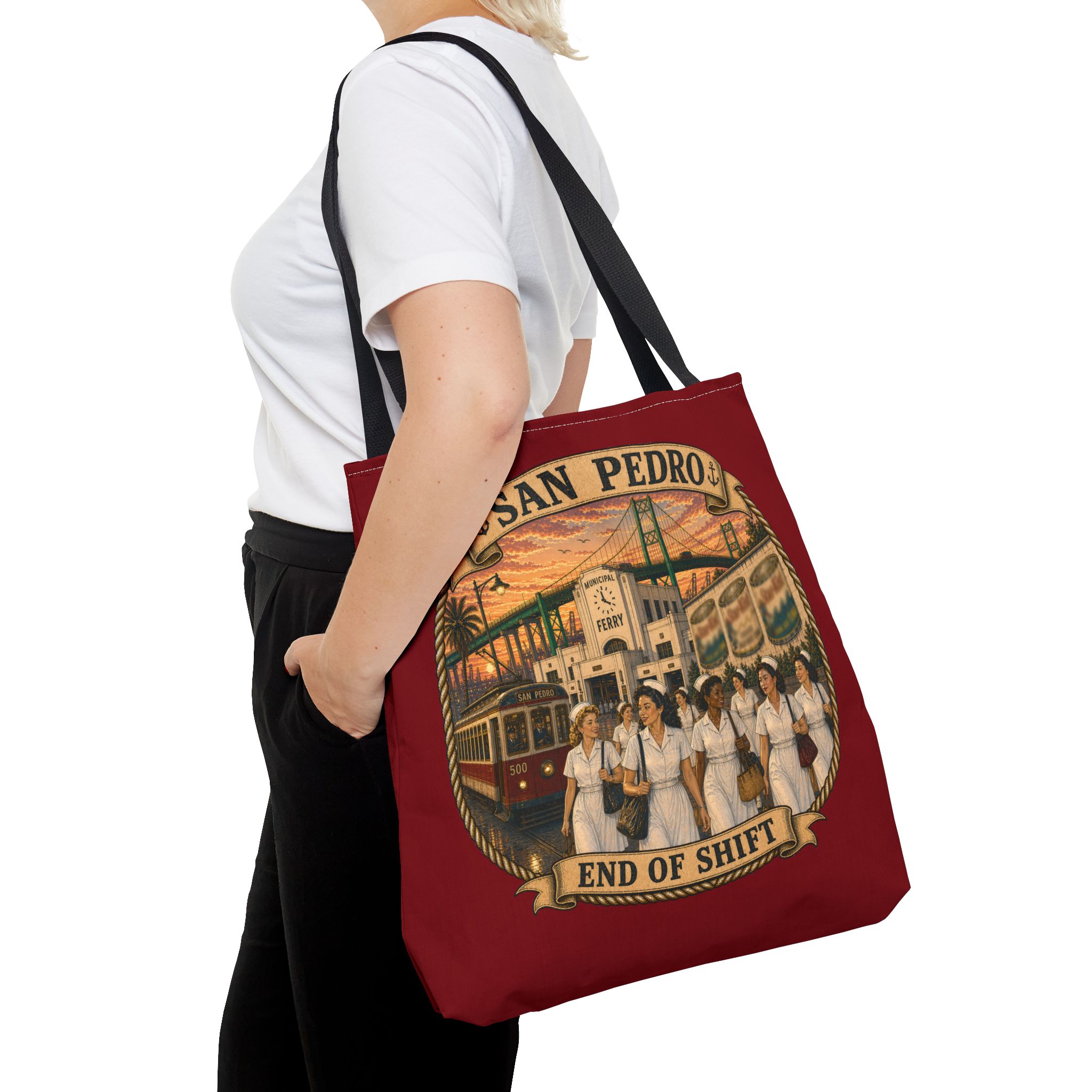 San Pedro End of Shift Tote Bag (AOP) - Image 4