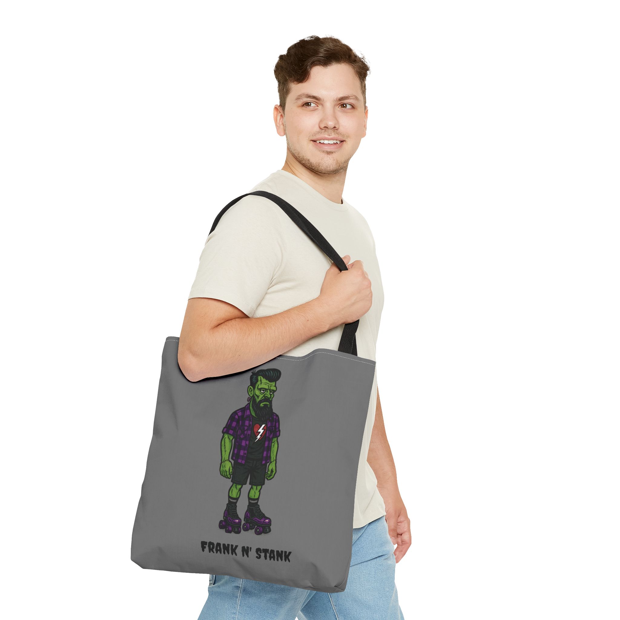 Series 4 Team Night Terrors Frank N' Stank Tote Bag (AOP) - Image 3