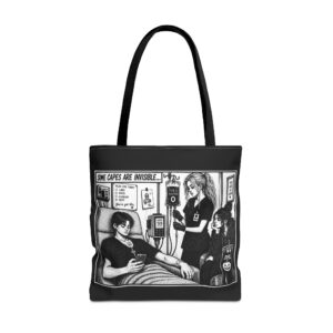 Nurses, Some Capes Are Invisible Tote Bag (AOP)
