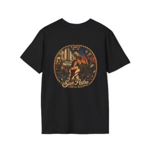 San Pedro Night at the Cinema Unisex Softstyle T-Shirt